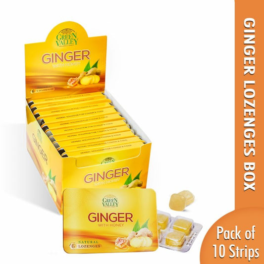 Ginger Lozenges 6s (Pack of 10)